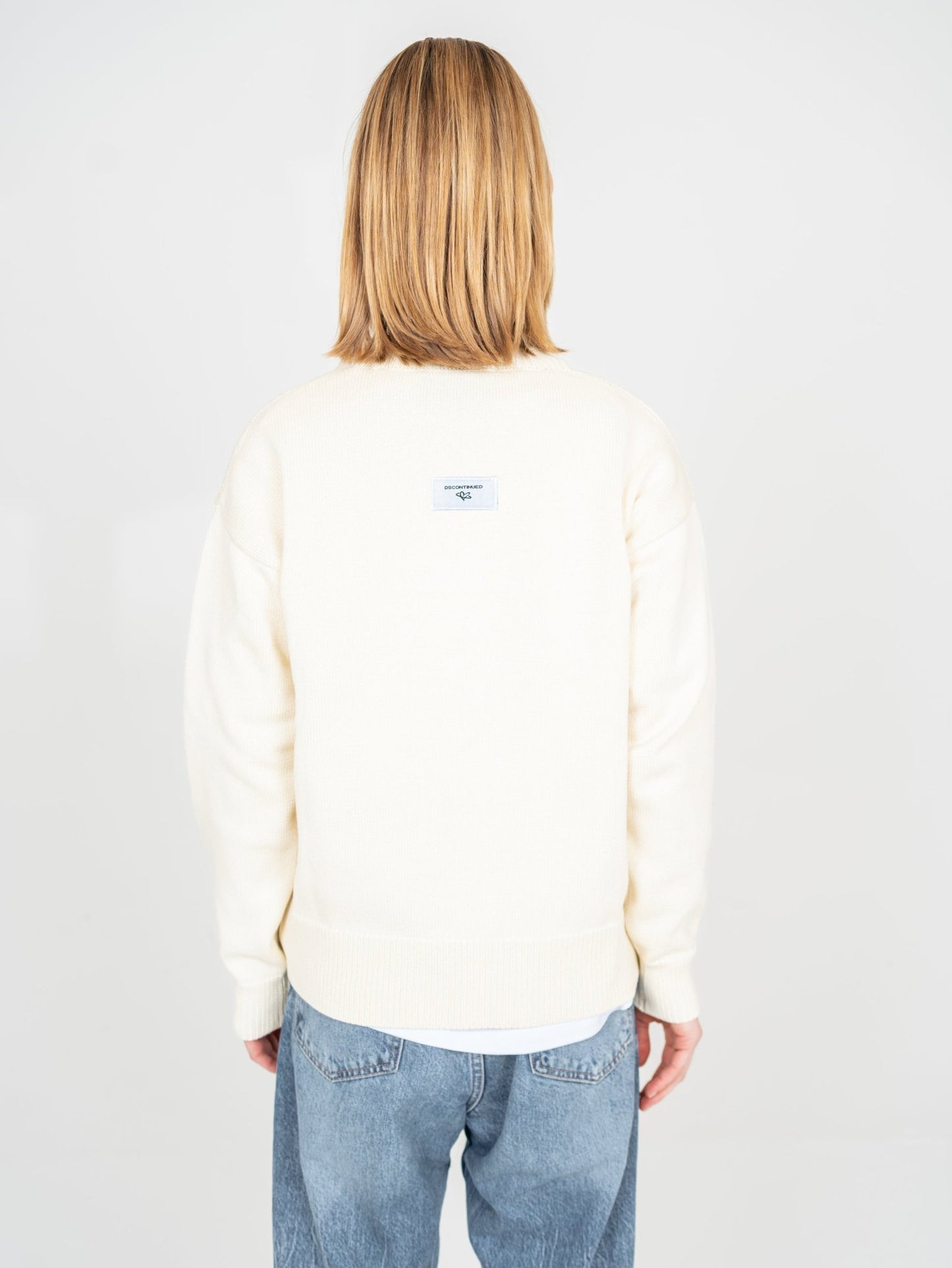 Ivory knit sweater - DSCONTINUED