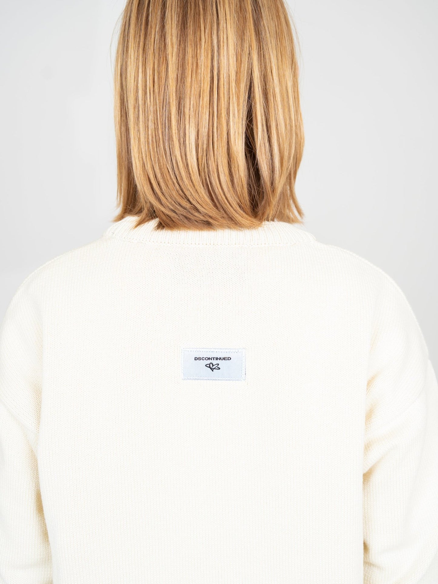 Ivory knit sweater - DSCONTINUED