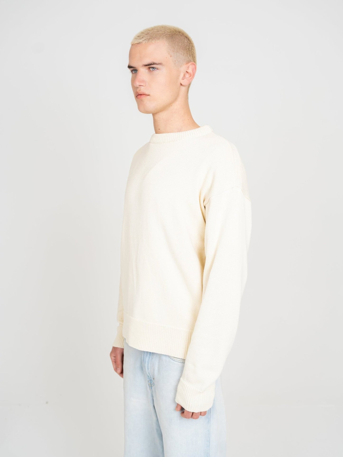 Ivory knit sweater - DSCONTINUED